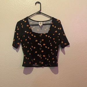 Dressy Floral Blouse